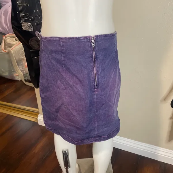 Purple Jean Wild Fable Skirt - Image 2