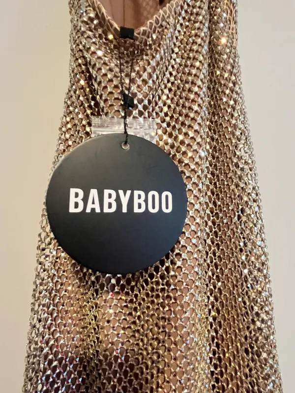 Babyboo Gold Starla Dress - Image 5
