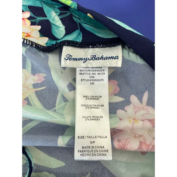 Tommy Bahama Floral Cover Up Skirt Womens Small Flowy‎ Tropical Beach Resort - Image 7