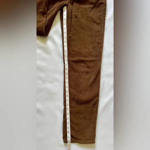 Empyre Women’s Corduroy Pants Brown Size 0 Y2K Skater Baggy Loose 24x30 - Image 8