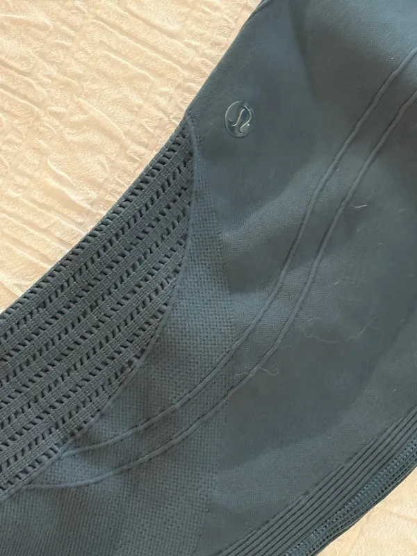 Lululemon Flow & Go Crop 17" High Rise Leggings Alberta Lake Teal XS 2 - Image 4