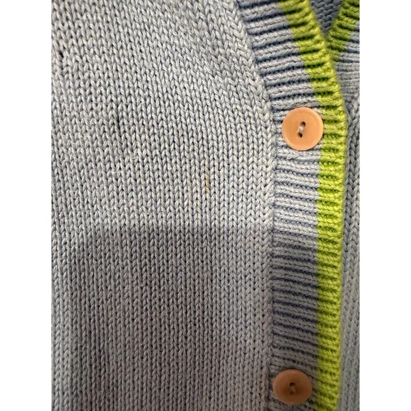 pendleton Vintage Floral Embroidered Cardigan Blue Green Trim Small - Image 3