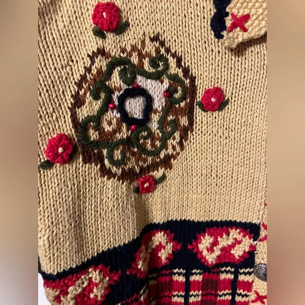 “The Eagles Eye” Autumn Cardigan- 1993 Vintage - Image 5