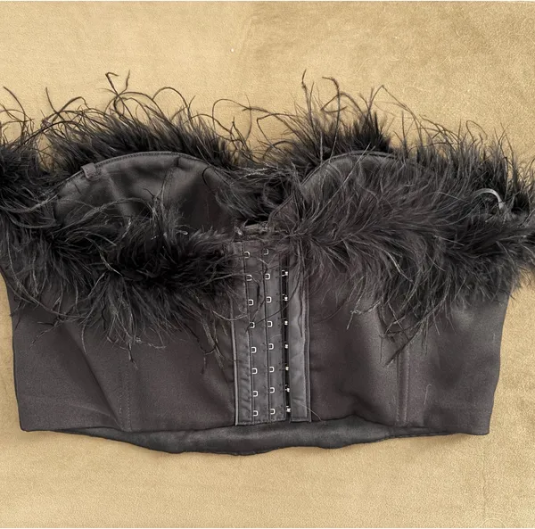 Windsor Feather Bustier Top - Image 2