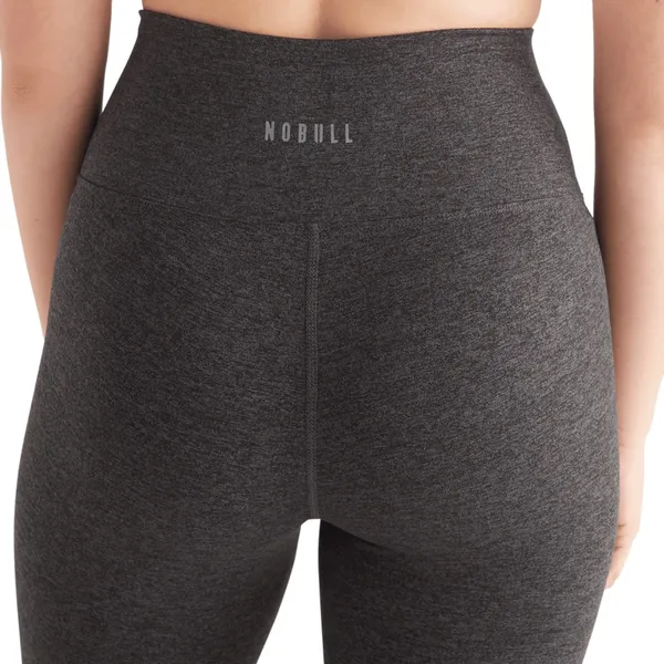 NOBULL High Rise Tight 21” Women’s Medium Charcoal Heather Workout Training Gym - Image 5