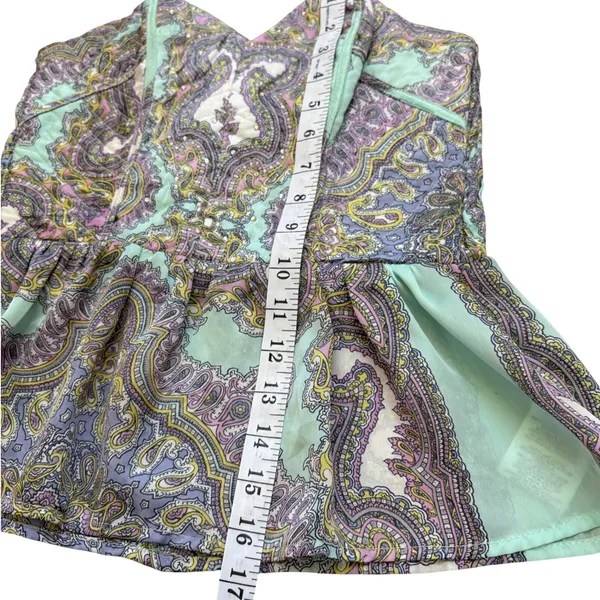 Baby Phat Paisley Bustier Top M Y2K Corset Boho‎ Coquette Fairycore Festival - Image 9