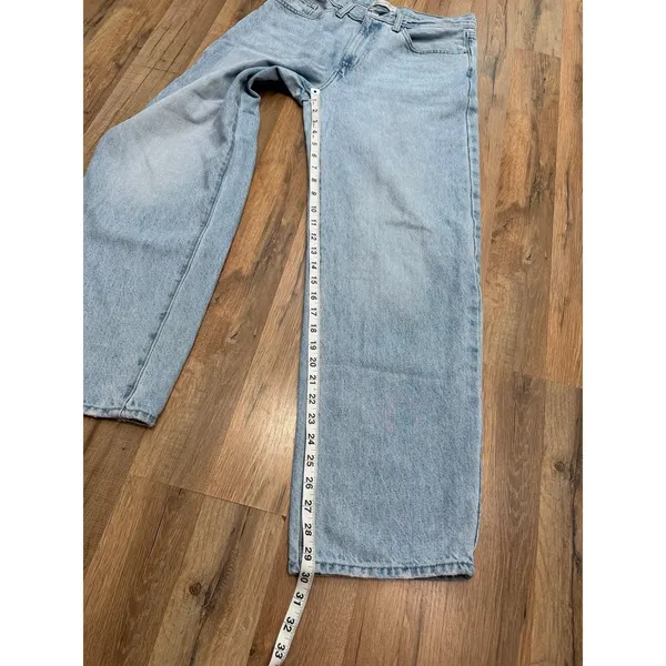 Universal Threads 90s Baggy Jeans‎ Light Wash High Rise Straight Mom Denim 4/27 - Image 7