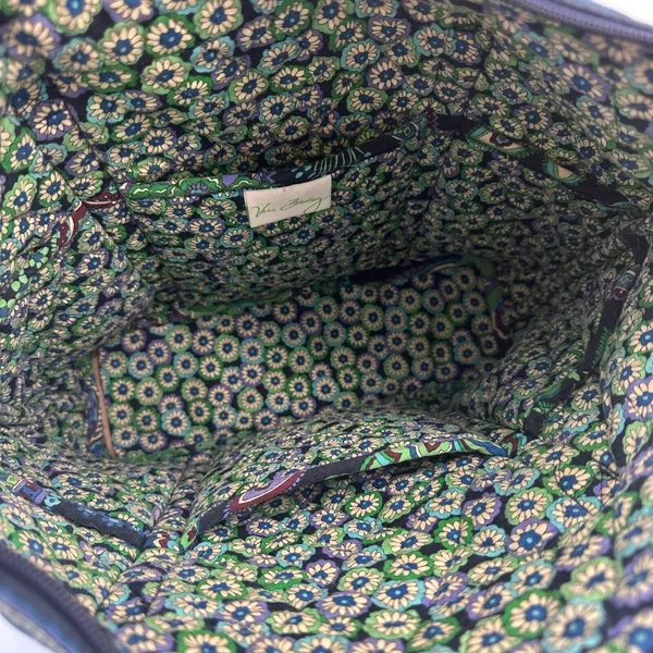 Vera Bradley Tote‎ Bag Quilted Floral Lightweight Travel Carry On Green - Image 6