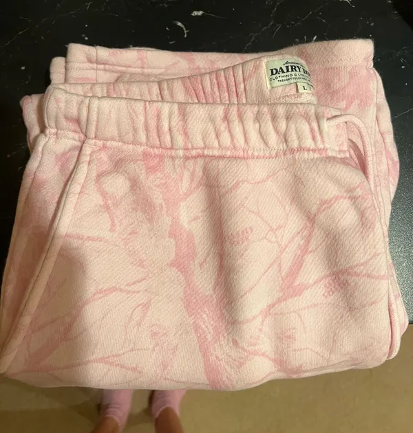 The iconic DAIRY BOY pink bubble gum sweats - Image 6