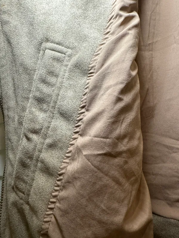 Olivaceous Faux Suede Jacket - Image 3