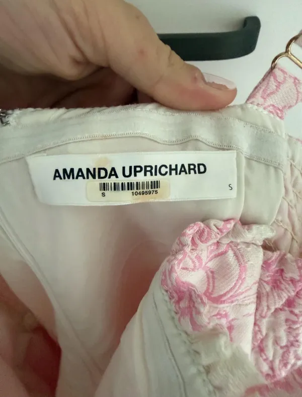 Amanda Uprichard Romper Pink - Image 2