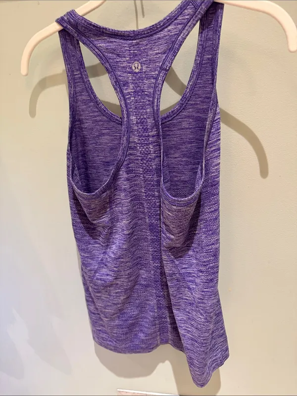 lululemon athletica Heathered Purple Racerback Tank - Image 3