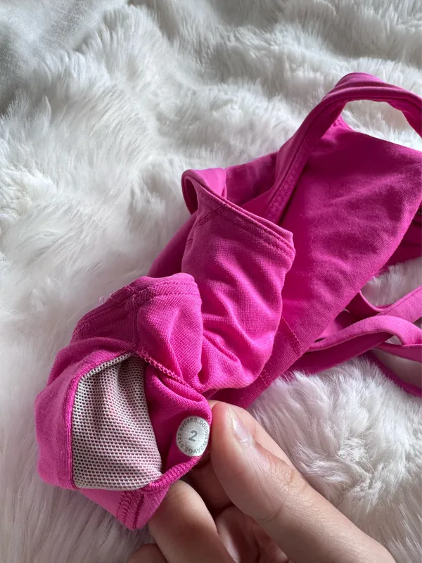 Lululemon Sonic Pink Sports Bra - Image 6
