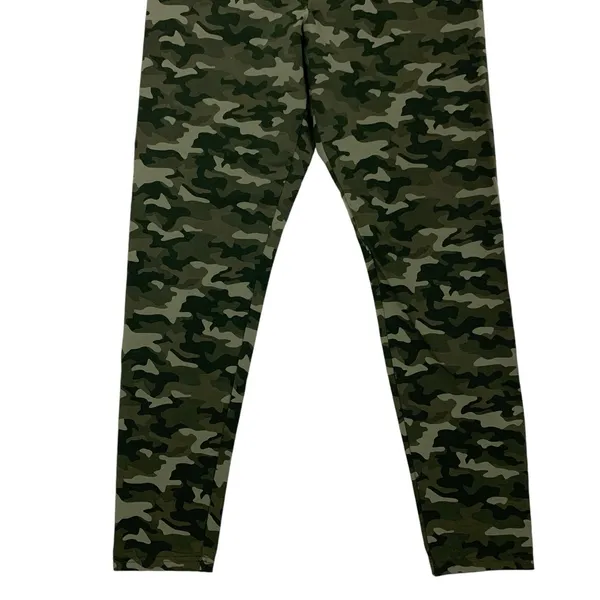 Casablanca Marrakech Leggings Medium Green Camo Stretch Boho Streetwear - Image 4