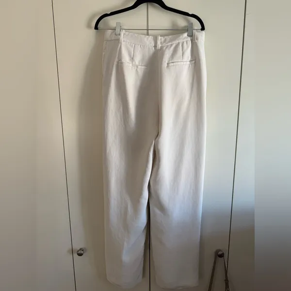 Aritzia / Wilfred Effortless Pant - Ivory Size 8 - Image 5