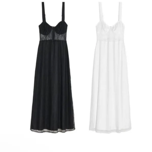 Revolve danielle bernstein Weworewhat lace midi dress french romance - Image 8