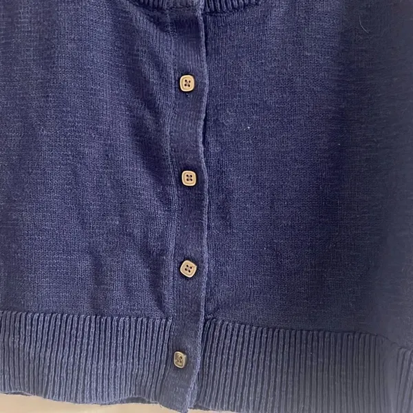 ✨Madewell Linden Scoop Sweater Dark Baltic Sz Medium Tee✨ - Image 9