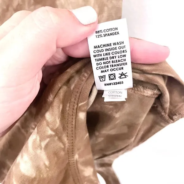 Cotton Citizen Brisbane Brown Java Crystal Tank Bodysuit XS Earth Tone Clean - Image 4