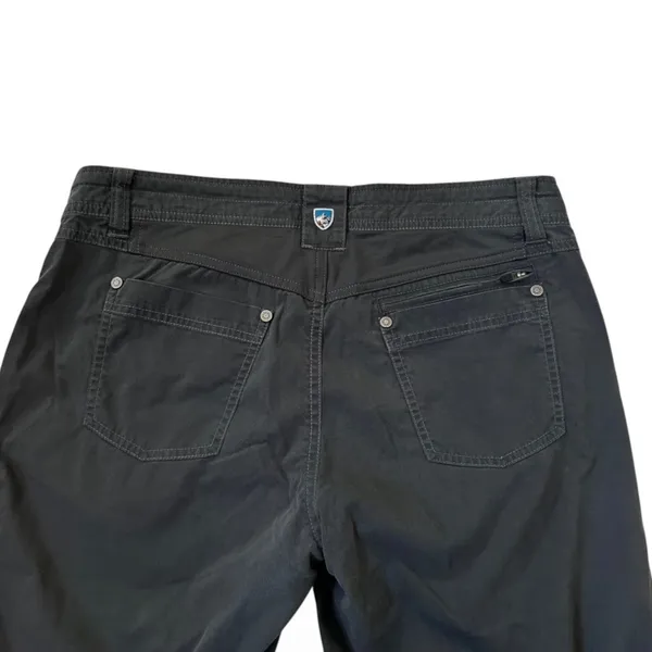 Kuhl Women Sz 8 Reg Charcoal Grey Vintage Patina Dye Outdoor Hiking Pants | 0123 - Image 6