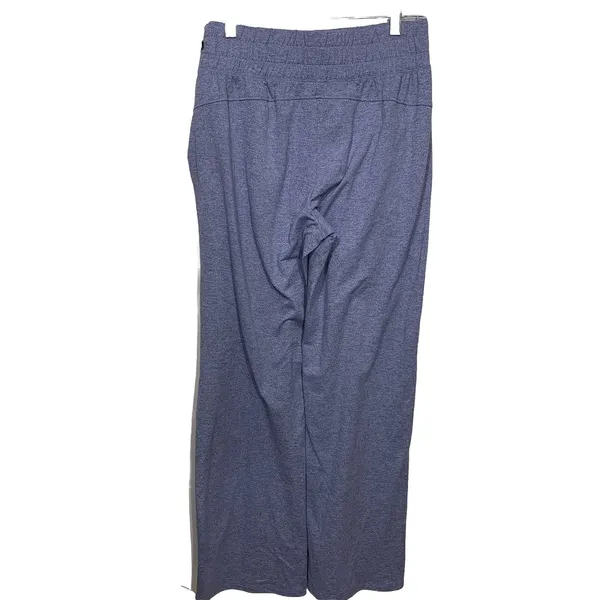 Marika Wide Leg Lounge Pants Womens Small Purple‎ Heathered High Rise Pockets - Image 5