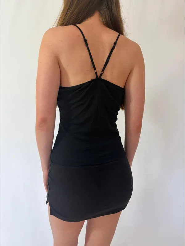 Vintage Y2K The Limited Mesh Beaded Going Out Cami Top - Image 6