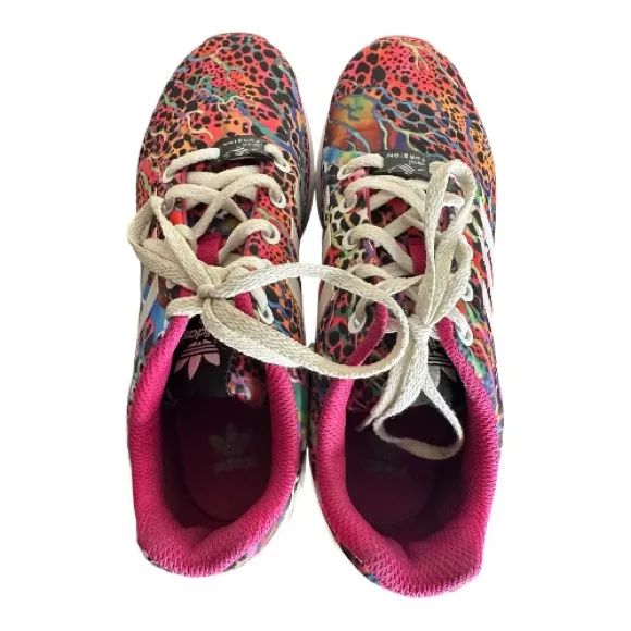 Adidas Torsion ZX Flux Multicolor Animal Print Sneakers - Image 2