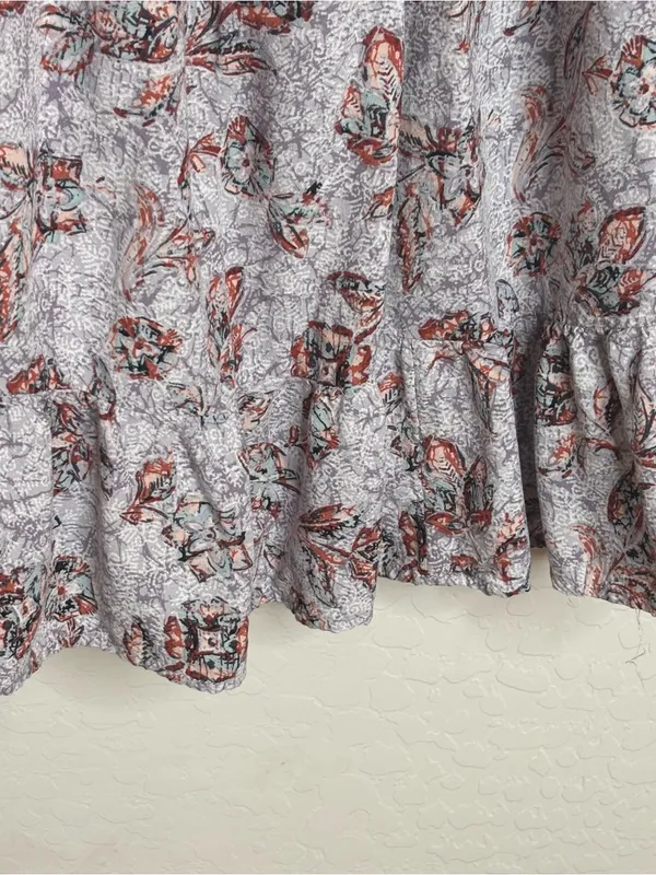 Maurices XXL Purple Floral Babydoll Dress Boho - Image 5
