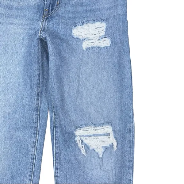 Levi’s ’94 Baggy Destructed Jeans Light Wash High Rise Straight Leg Size 25 x 31 - Image 6