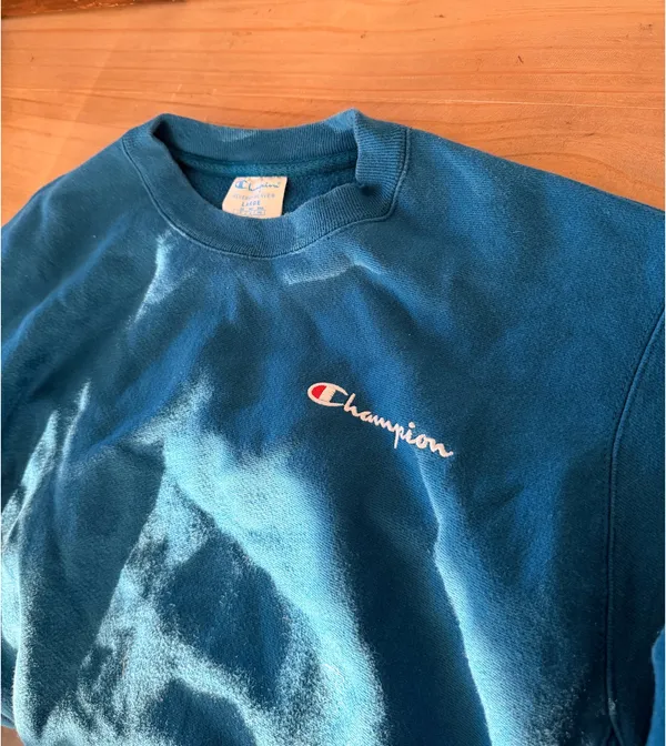 Champion Blue Reverse Weave Crewneck - Image 2