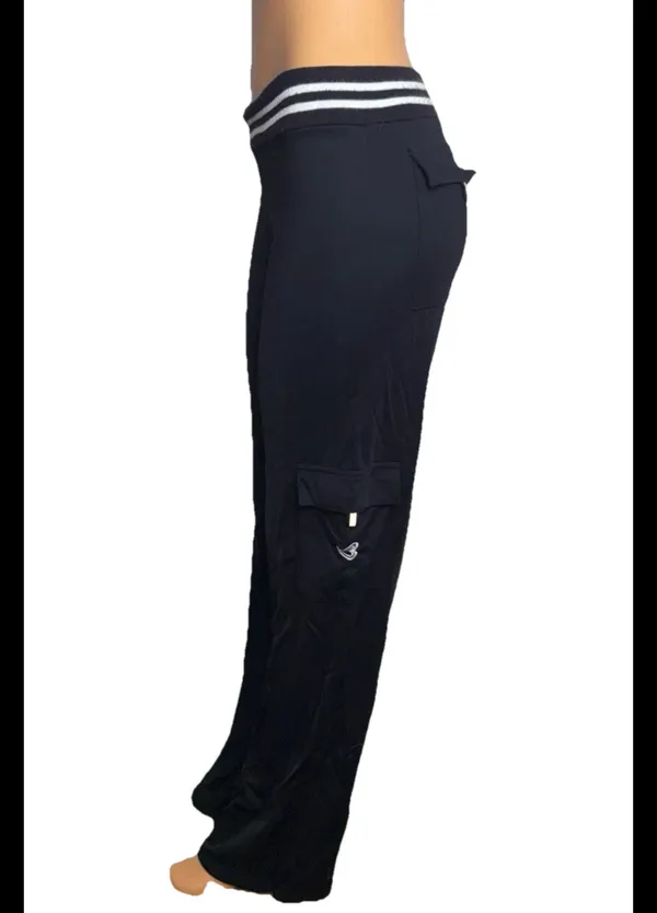Donna Ricco Nina Ricci black sweatpants - Image 4