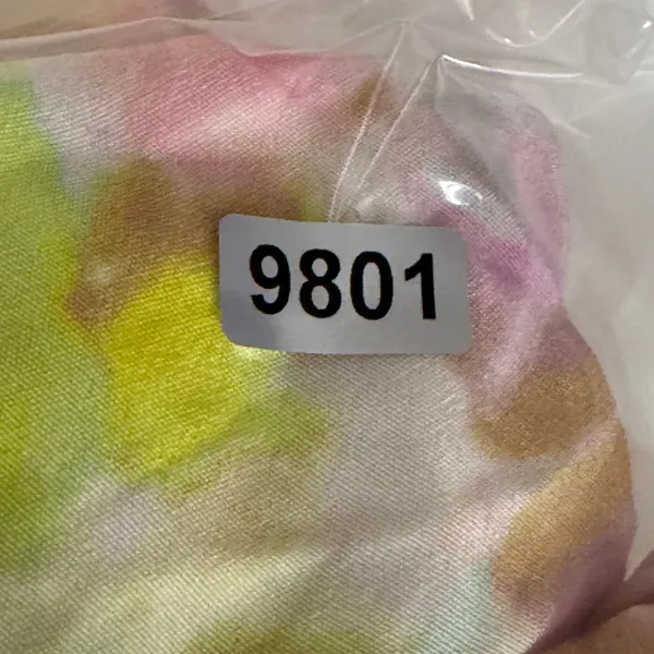 ASTR the Label Pink Yellow Tie Dye Viscose Maxi Slip Dress ACDR100591 Womens M - Image 11