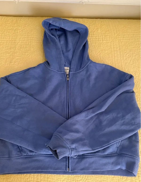 No Boundaries Cropped Zip-Up Hoodie - Image 3