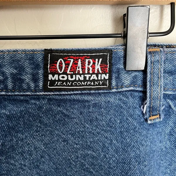 Ozark Mountain Vintage High Waisted Western Southwestern Bareback Denim Jeans - Image 5