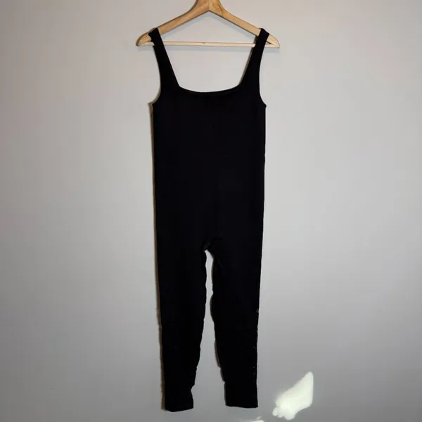 Free People FP Movement Jumpsuit Womens XL Black Cut Outs Active Athleisure NWOT - Image 9
