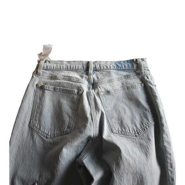 Abercrombie & Fitch Curve Love 90's Straight Ultra High Rise Jeans Size: 31 - Image 6