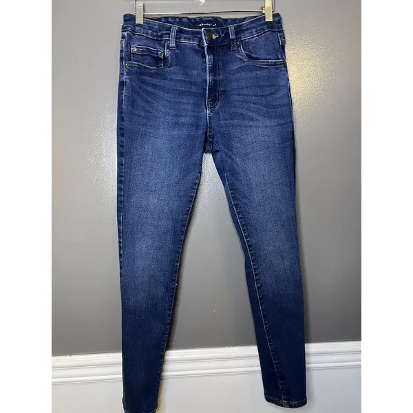 Aeropostale High Rise Jegging Jeans Womens 10 Medium Wash Blue Stretch Denim - Image 2