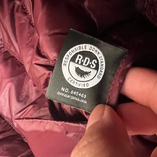 Aritzia TNA Purple Down Packable‎ Botanie Puffer Jacket XS - Image 9