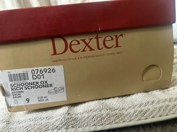 Men Dexter Brown Size 9 - Image 4