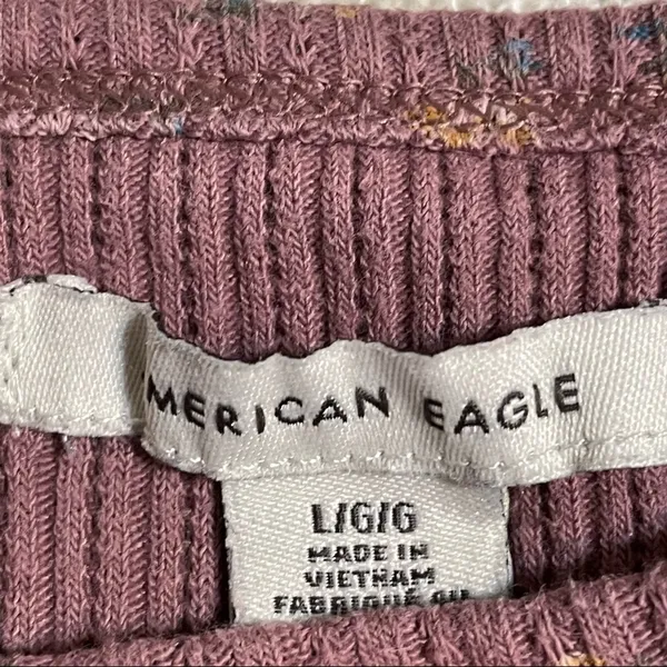 American Eagle Cropped Short Sleeve Top - Image 11