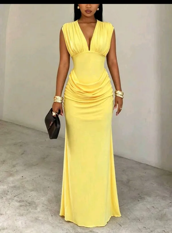 Women’s elegant bodycon maxi dress  - Image 4