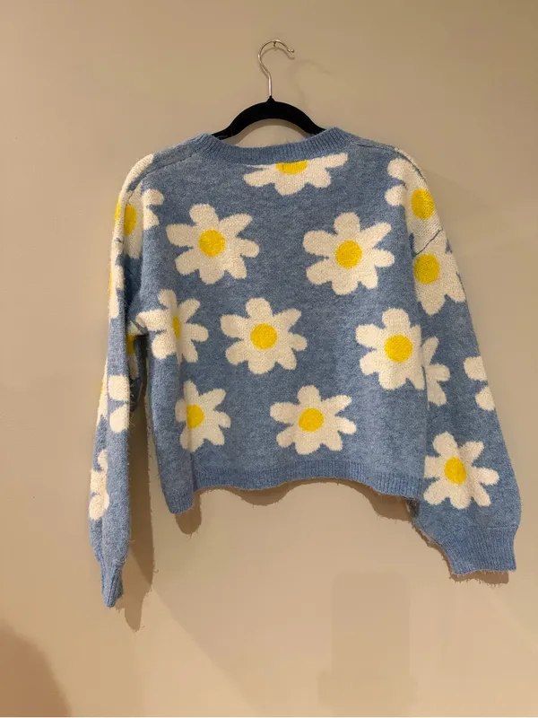 Debut Blue Floral Sweater - Image 4