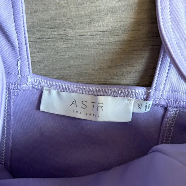 ASTR purple bodycon dress - Image 3