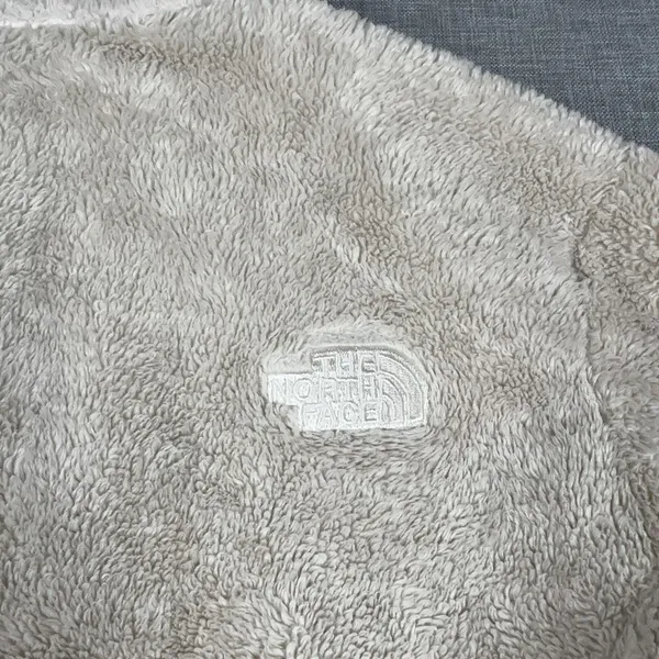 The North Face Osito Fleece Jacket Womens S Cream Ivory Full Zip High Pile - Image 10