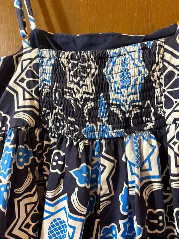 Hutch Anthropologie Fruit Romper in Navy & Blue - Image 6