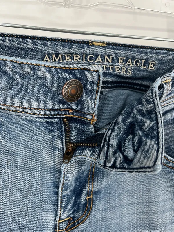 American Eagle Kick Boot Super Stretch Jeans Women's Size 12 - Image 4