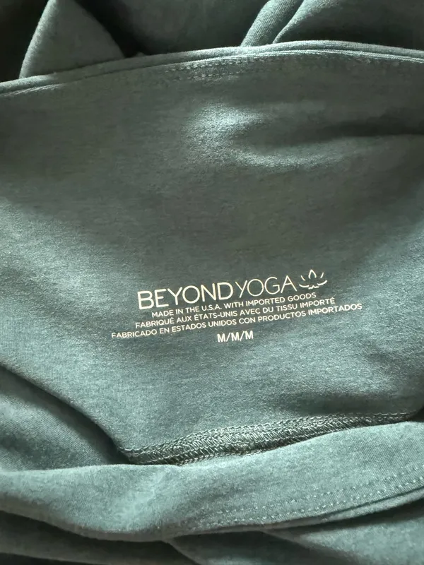 Beyond Yoga Leggings High-Waisted Spacedye Green M - Image 6