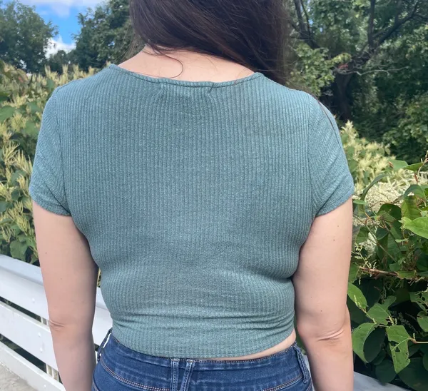Urban Outfitters Sage wrap top - Image 3