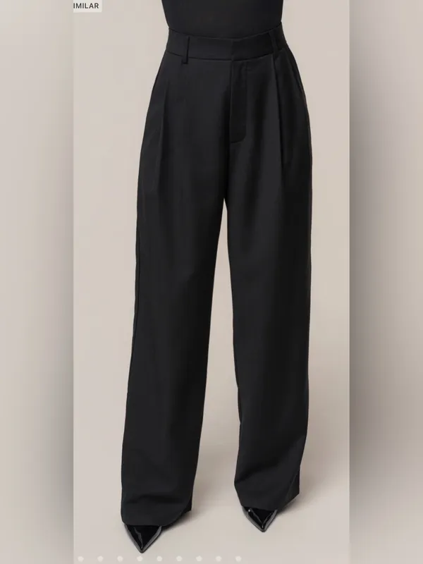 J Lux Label Black Refined Moments Trouser size small 27" x 31" - Image 3