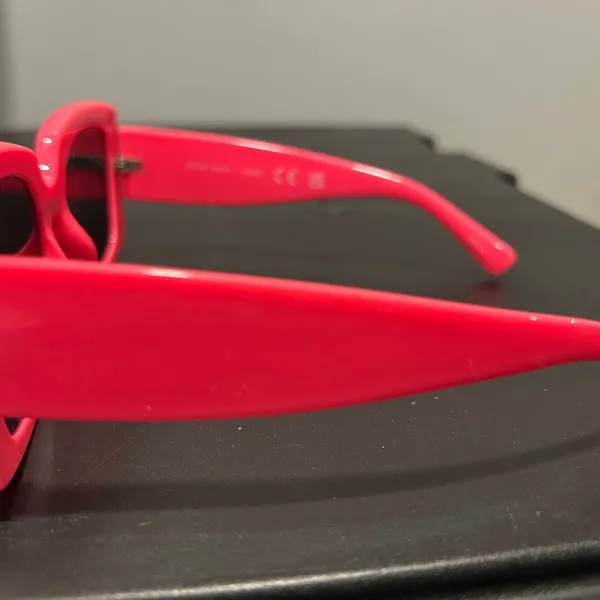 Stylish Hot Pink Sunglasses Red - Image 8
