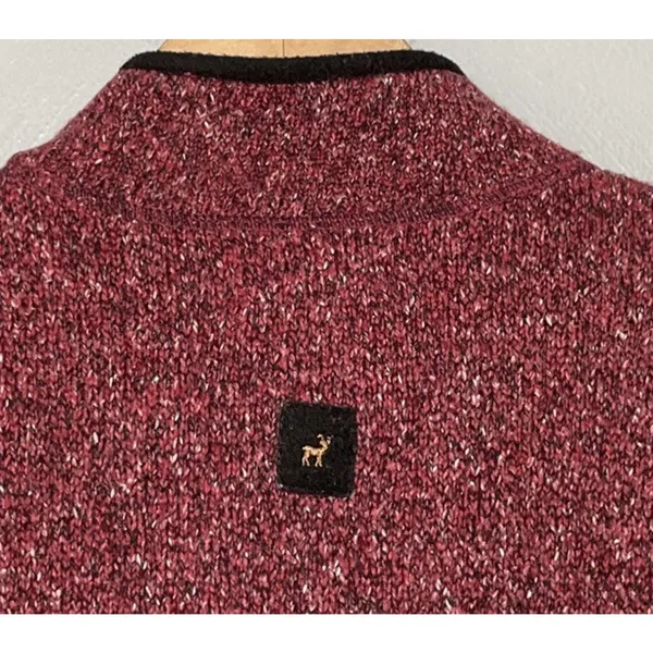 Woolrich Ruby Sweater Vest Size Large Embroidered Cabincore Winter Snowflake - Image 6